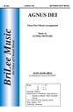 Agnus Dei Three-Part Mixed choral sheet music cover